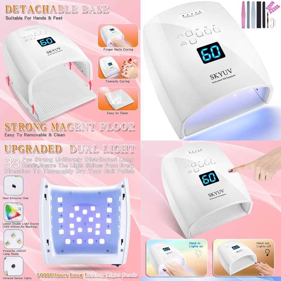 Uv Led Lamp Nail - Rechargeable Faster Drying UV LED Nail