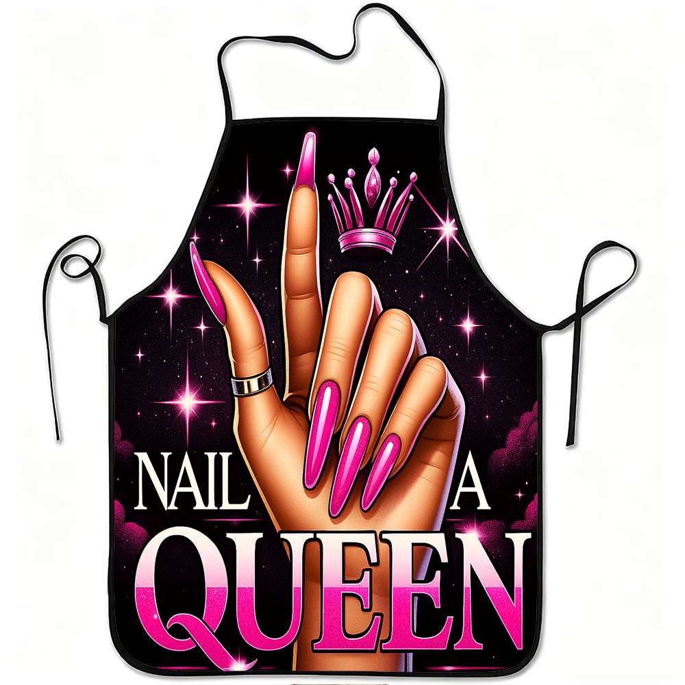 Nail Art Queen - Aprons for Kitchen Housewarming Gift 1-Pack
