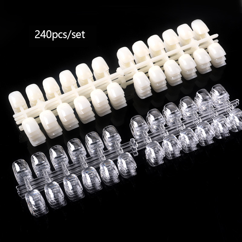 Nail Art Oval - TSZS 240pcs/bag Acrylic False Nail Display
