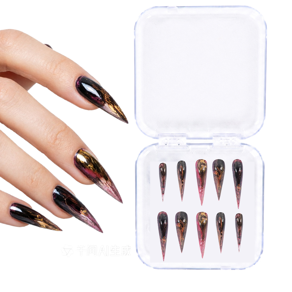 Nail Art Queen - Medieval Queen Rhaenyra Fake Nails Cosplay