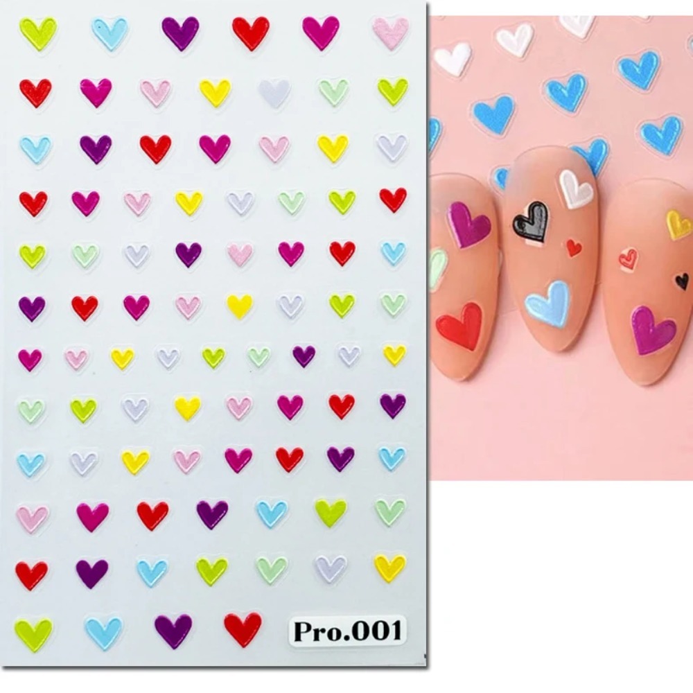 5d Embossed Nail Art Stickers  - Nail Art Valentines Day review and price