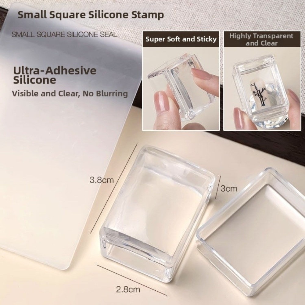 New Transparent Nail Art Stamp - Nail Art Inspo review and price