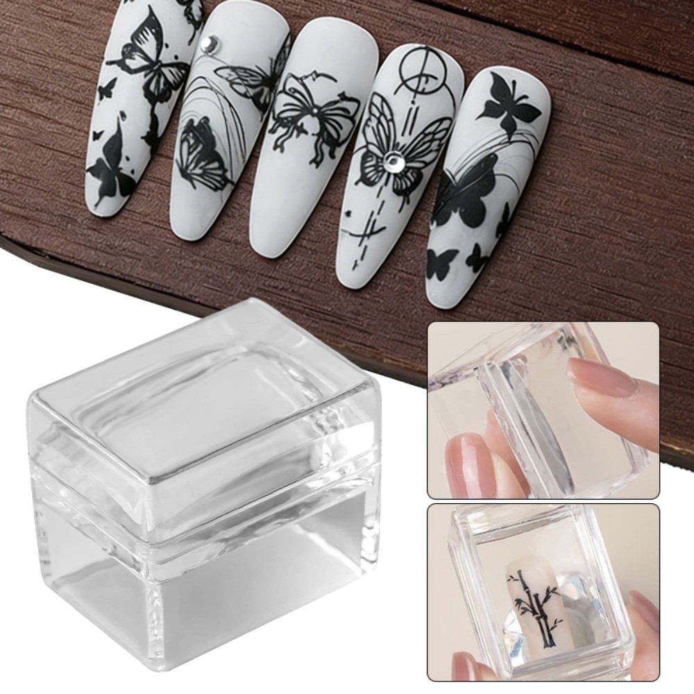 New Transparent Nail Art Stamp - Nail Art Inspo review and price