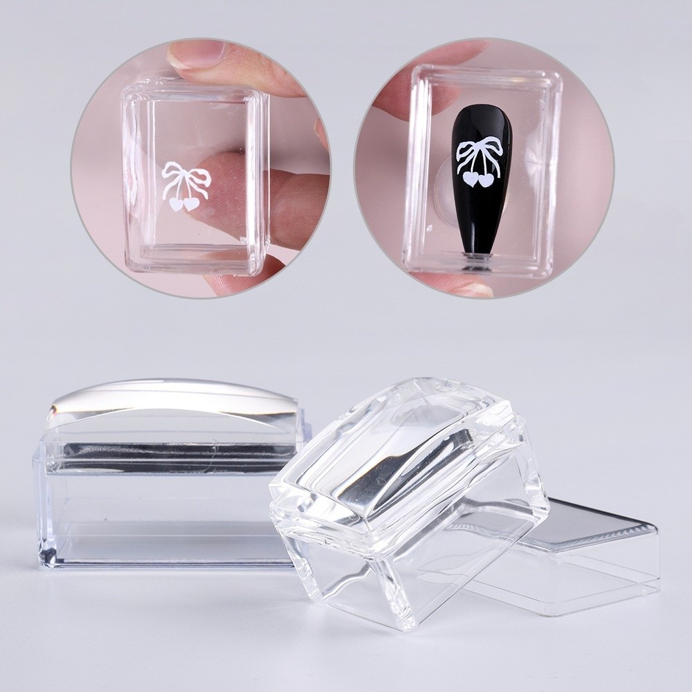 New Transparent Nail Art Stamp - Nail Art Inspo review and price