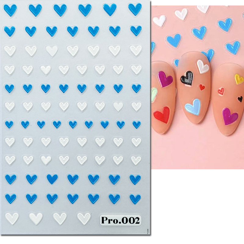 5d Embossed Nail Art Stickers  - Nail Art Valentines Day review and price