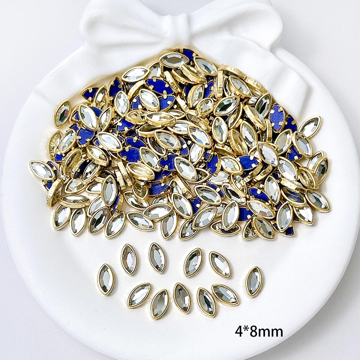 50PCS Mini Colorful Square Ova - Nail Art Oval review and price