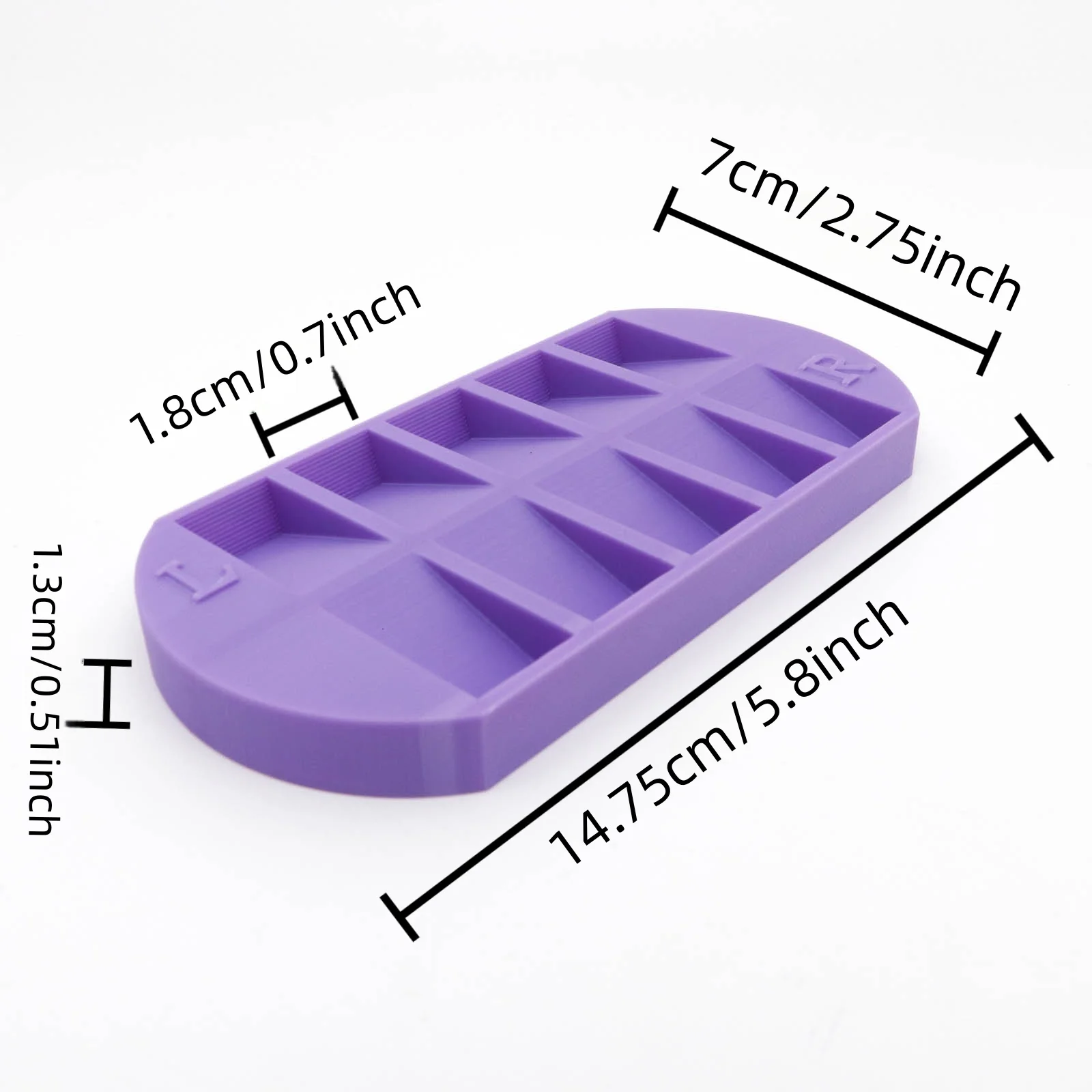 8-Grids Nail Tip Storage Tray  - Nail Art Overlay review and price
