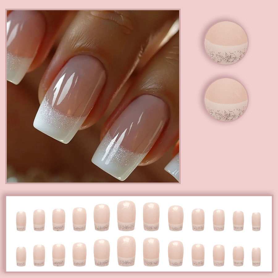 24pcs/set Medium Square fake n - Nail Art Overlay review and price