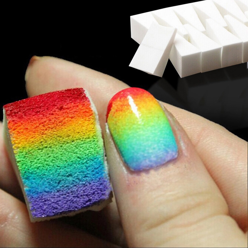 50/20Pcs White Nail Soft Spong - Nail Art Inspo review and price