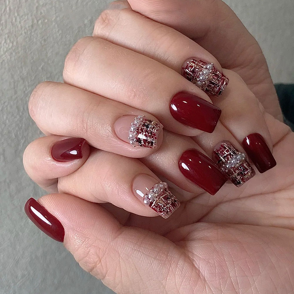 1pcs 5D Relief Love Hear Bow N - Nail Art Valentines Day review and price