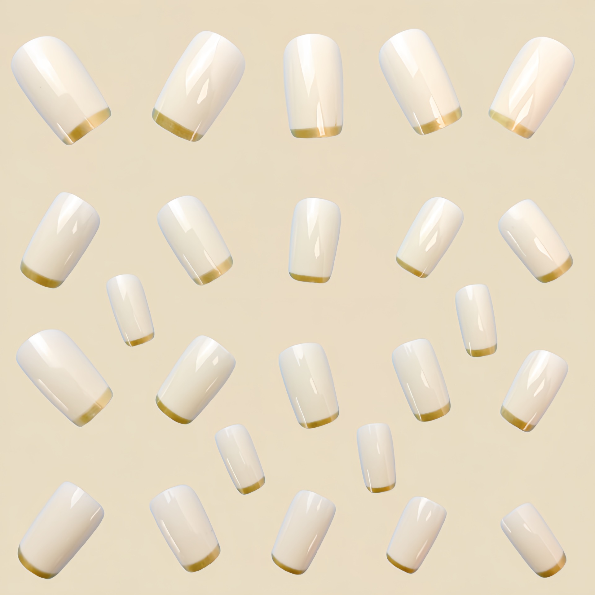 Medium fake nails for women Be - Nail Art Overlay review and price