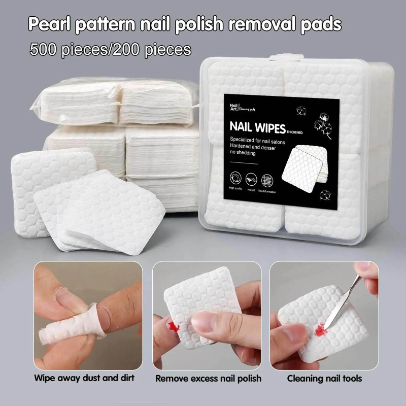 200/500pcs Lint-Free Nail Poli - Nail Art Remover review and price