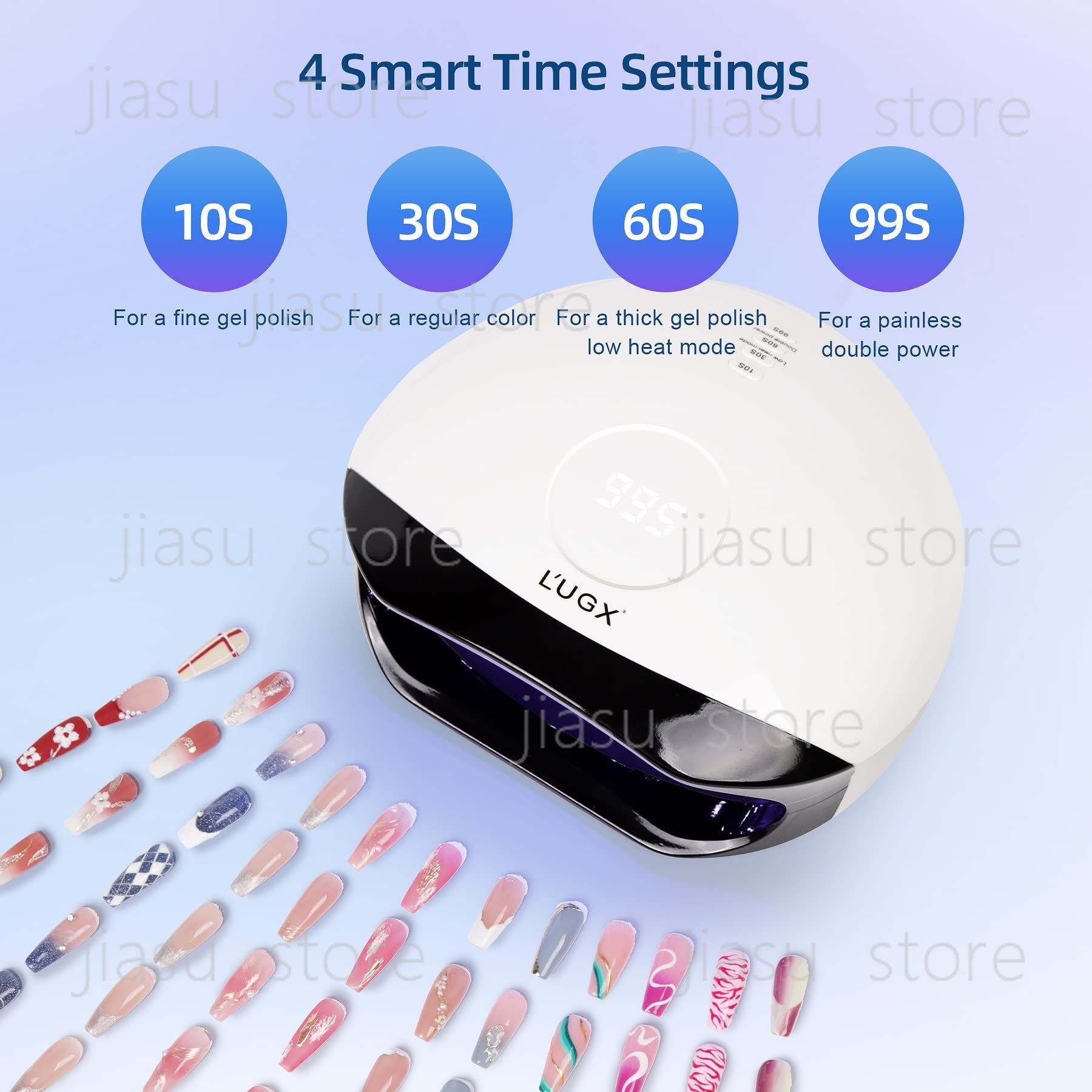 LUGX Hot Sale 56W Manicure Nai - Uv Led Lamp Nail review and price