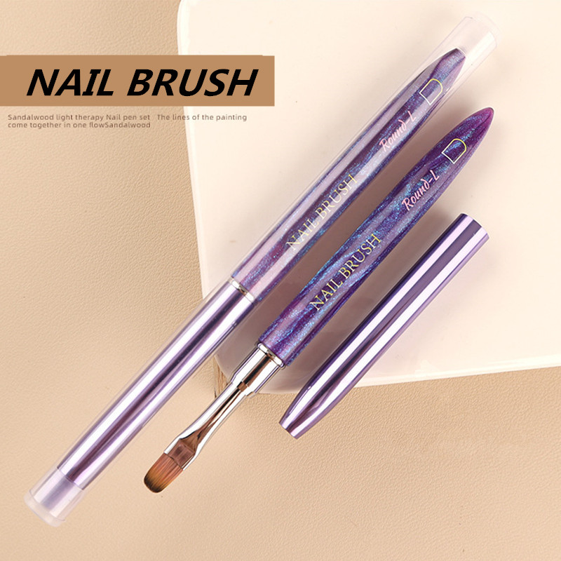 1PC Gel Brush Oval & Flat UV G - Nail Art Oval review and price