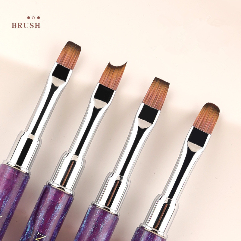 1PC Gel Brush Oval & Flat UV G - Nail Art Oval review and price