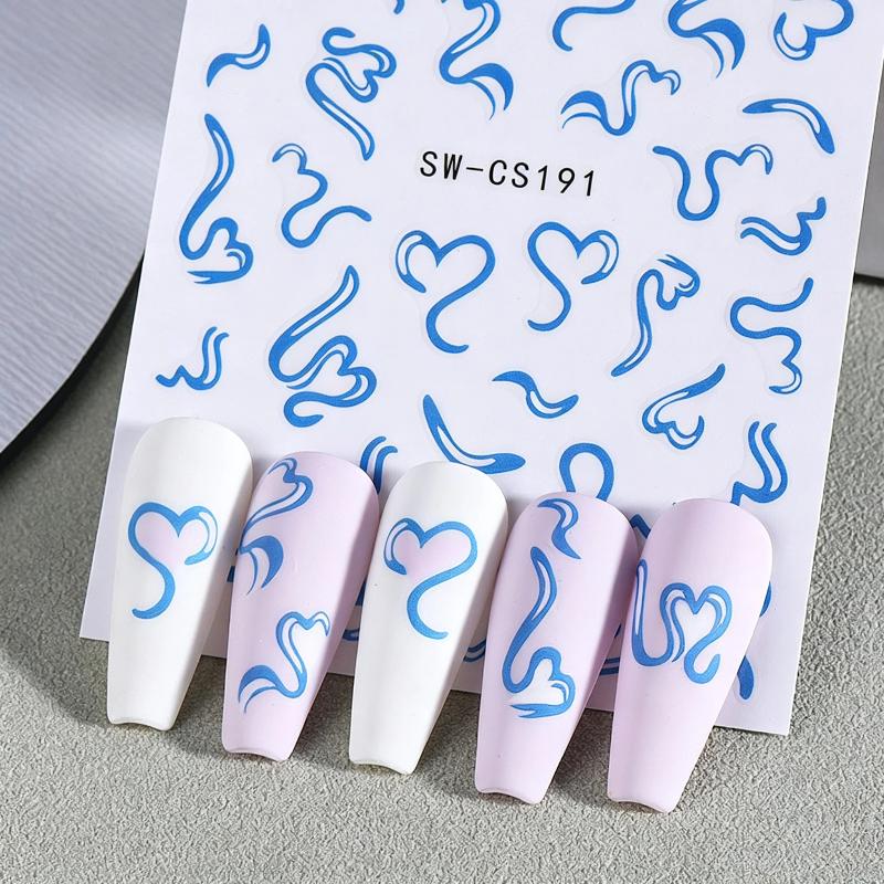 2Sheets Sweet Nail Art Sticker - Nail Art Valentines Day review and price