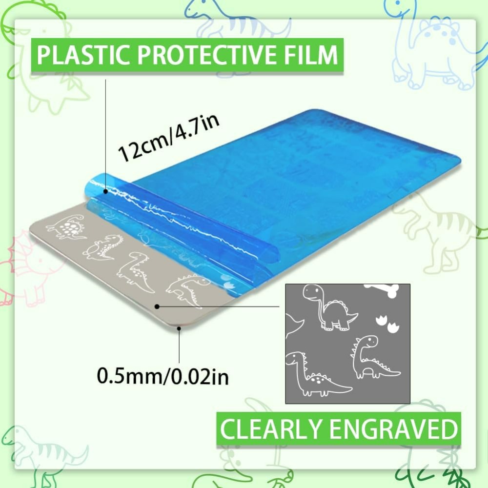 3pcs Dinosaur Nail Stamping Pl - Nail Art Inspo review and price