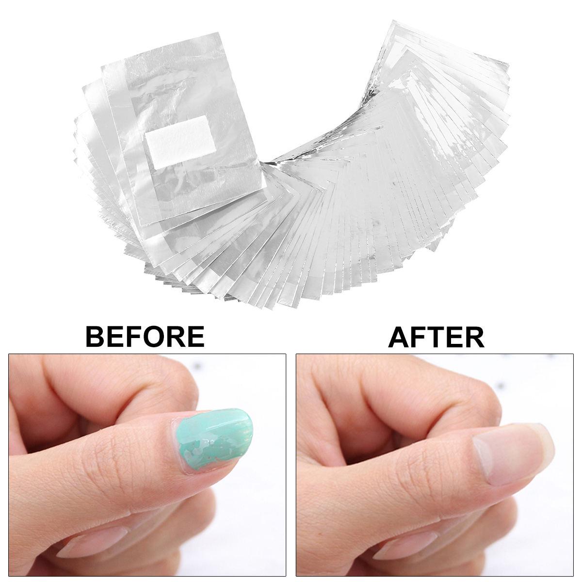 500/1000Pcs Aluminium Foil Gel - Nail Art Remover review and price