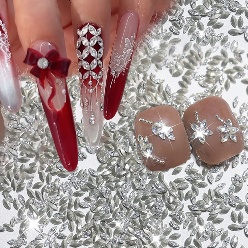 100Pcs 3D Mini Flat Back Oval/ - Nail Art Oval review and price